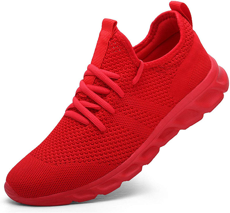 Damen Sneaker – Soft Knit – Atmungsaktiv – Gepolsterte Sohle – Low-Top Passform