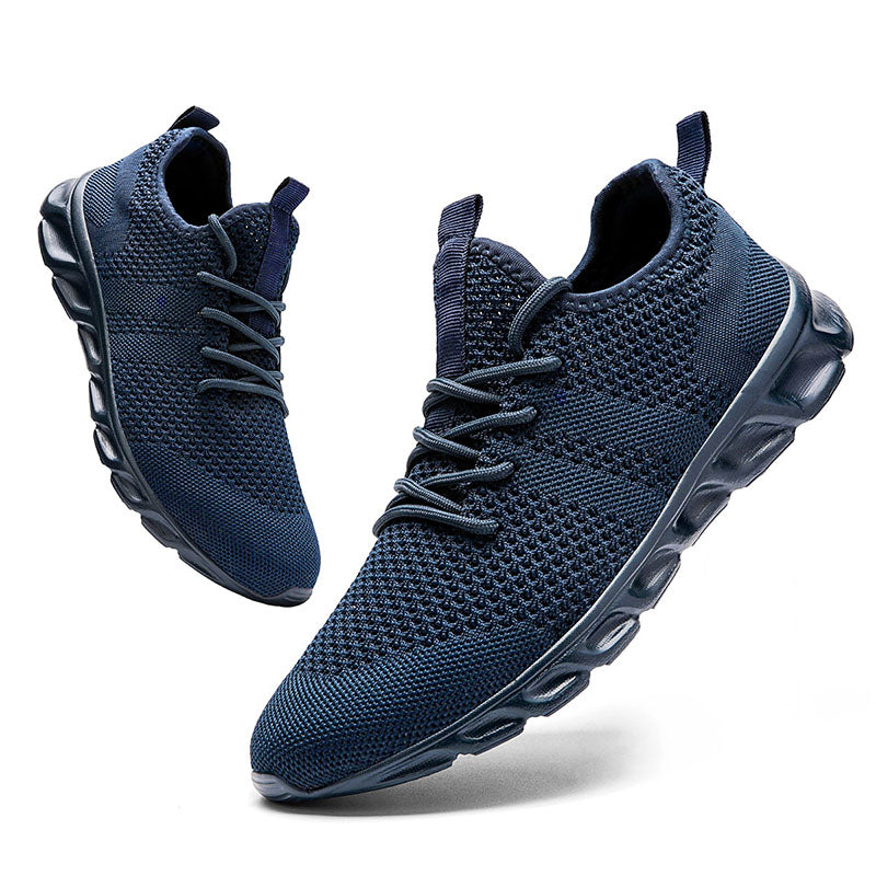 Damen Sneaker – Soft Knit – Atmungsaktiv – Gepolsterte Sohle – Low-Top Passform