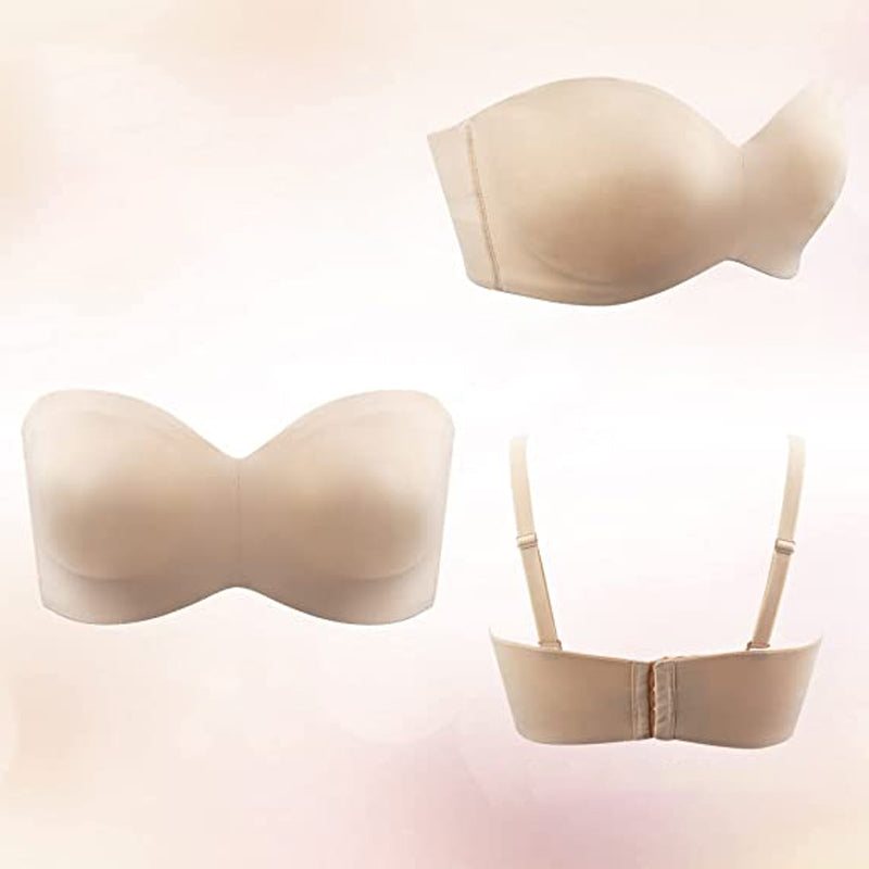 Damen Bandeau BH – Nahtloses Design – Trägerlos – Weiches Stretchmaterial