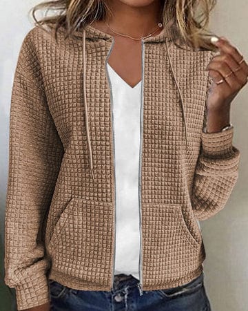 Damen Kapuzenjacke – Gestepptes Design – Relaxed Fit – Weich und Bequem