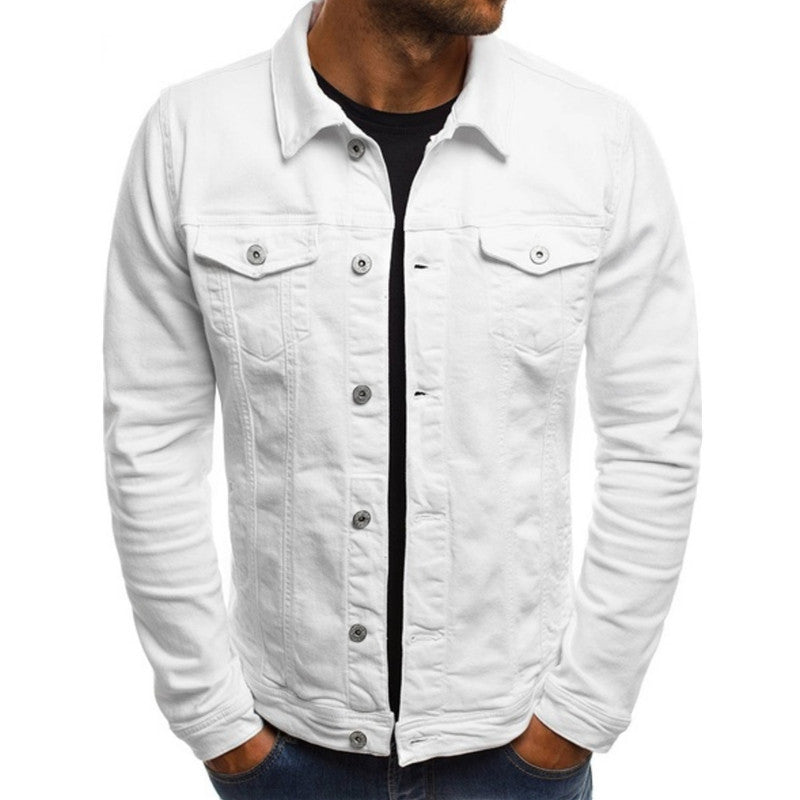 Herren Jeansjacke – Regular Fit – Knopfleiste – Brusttaschen – Atmungsaktiv