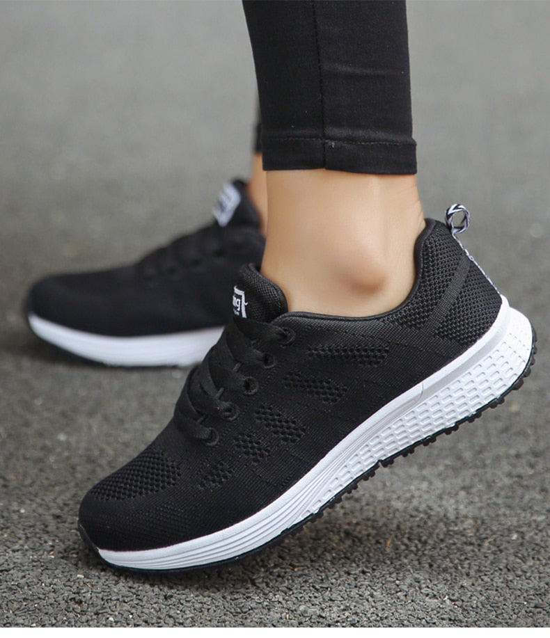 Damen Sneakers – Atmungsaktives Mesh – Leichtgewicht – Sportlich Bequem