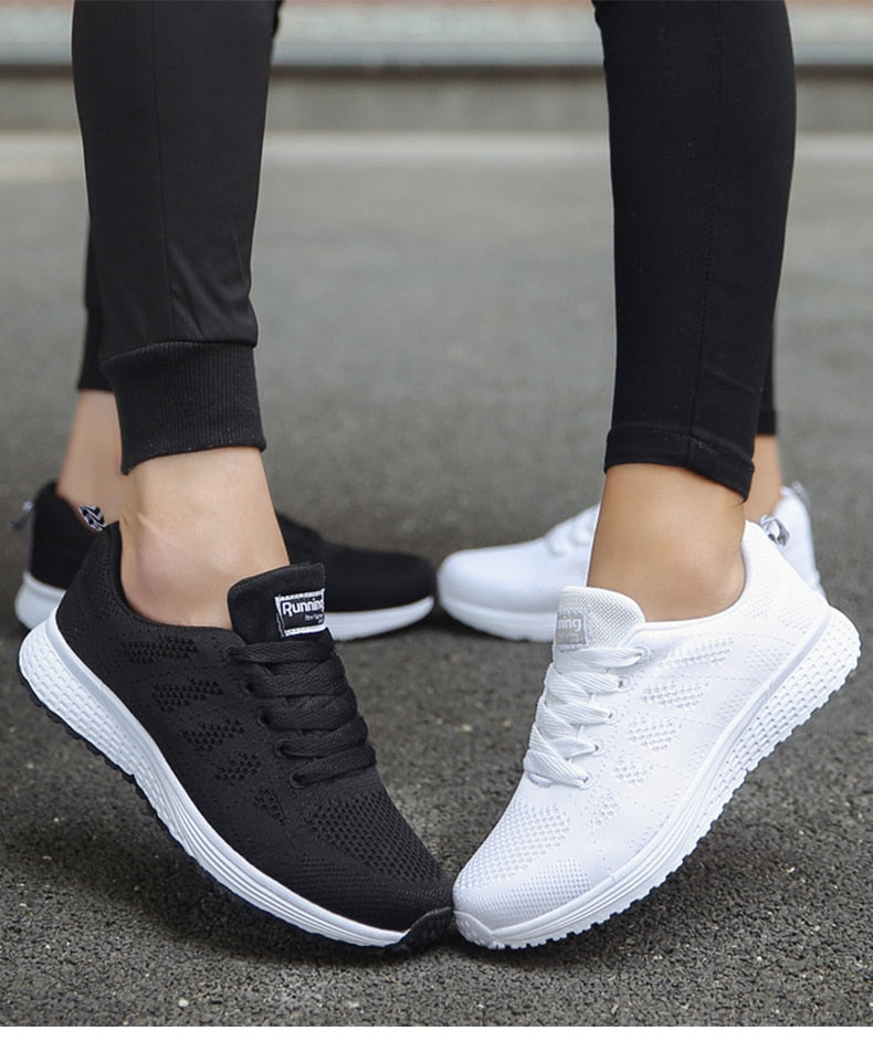 Damen Sneakers – Atmungsaktives Mesh – Leichtgewicht – Sportlich Bequem