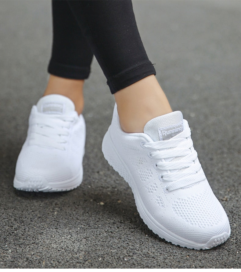Damen Sneakers – Atmungsaktives Mesh – Leichtgewicht – Sportlich Bequem