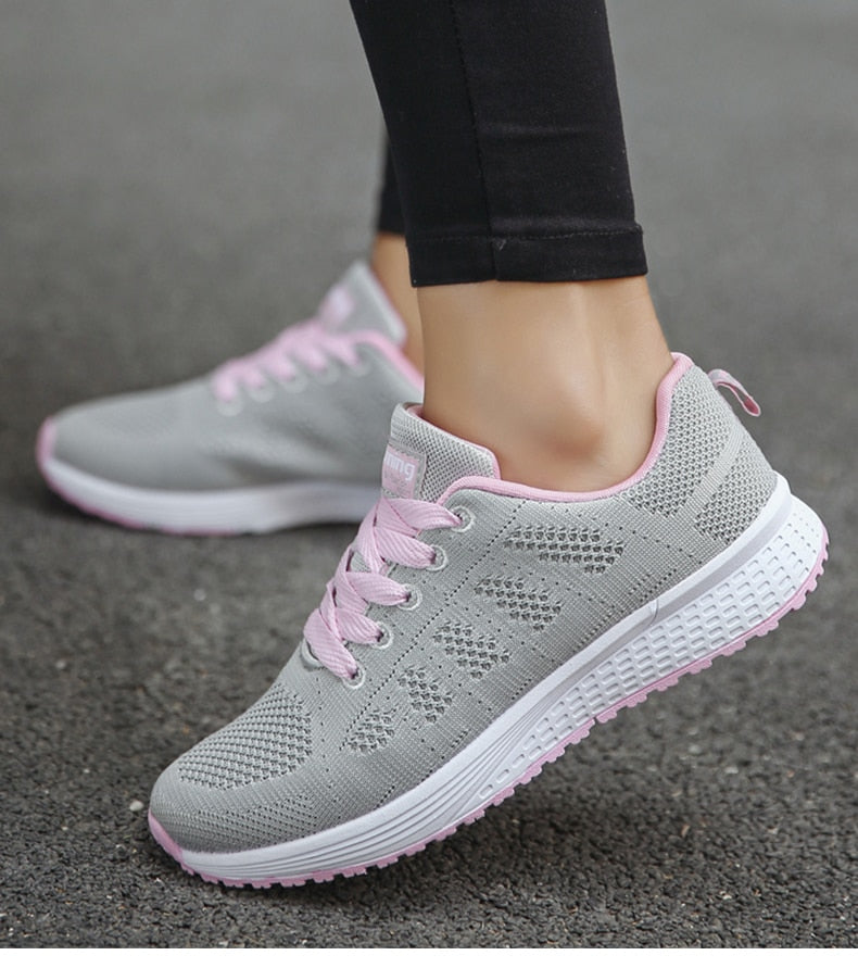 Damen Sneakers – Atmungsaktives Mesh – Leichtgewicht – Sportlich Bequem