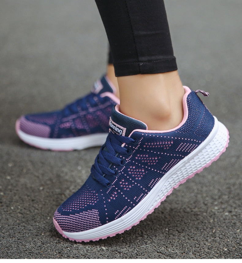 Damen Sneakers – Atmungsaktives Mesh – Leichtgewicht – Sportlich Bequem