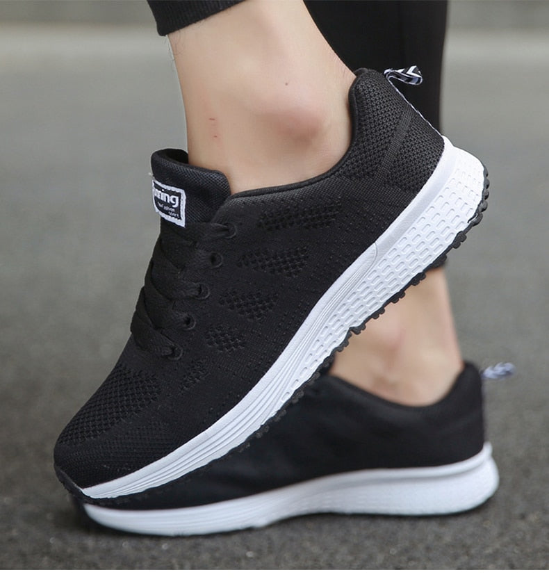 Damen Sneakers – Atmungsaktives Mesh – Leichtgewicht – Sportlich Bequem