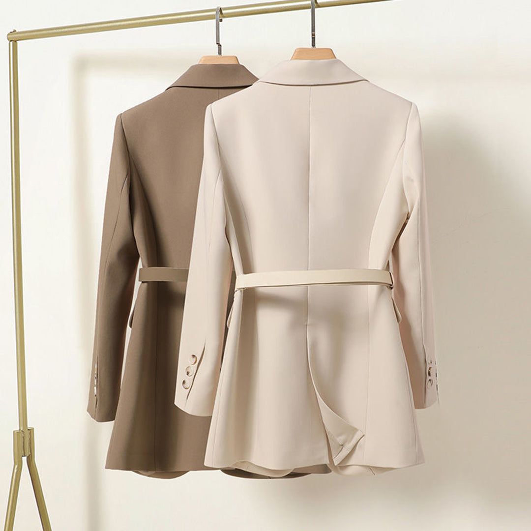 Damen Blazer – Relaxed Fit – Tailliert – Gürtel – Ein-Knopf – Smart Casual