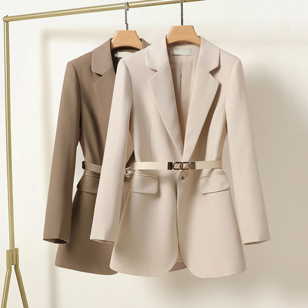 Damen Blazer – Relaxed Fit – Tailliert – Gürtel – Ein-Knopf – Smart Casual