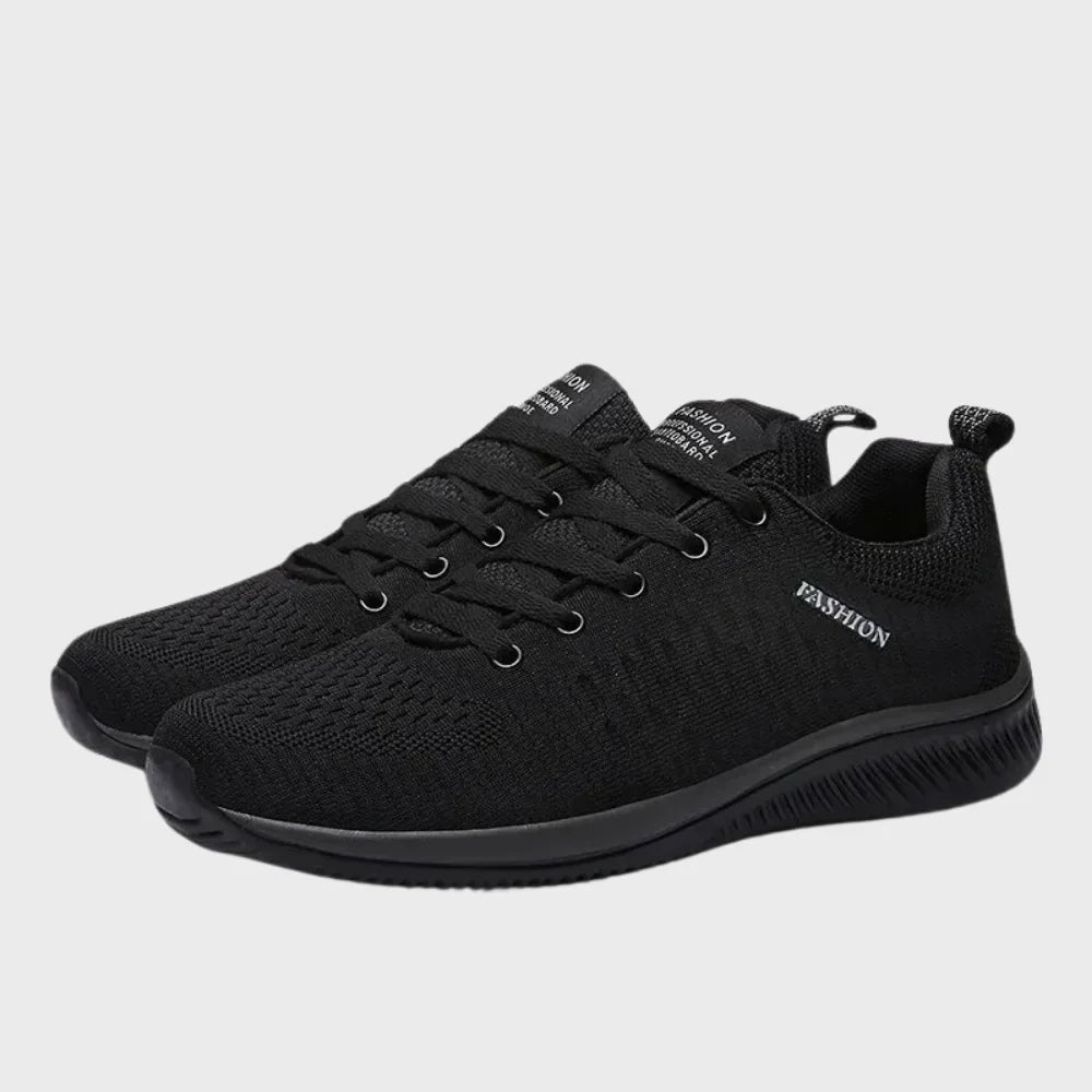 Herren Laufschuhe – Atmungsaktives Leichtgewebe – Low-Top Passform – Schnürverschluss
