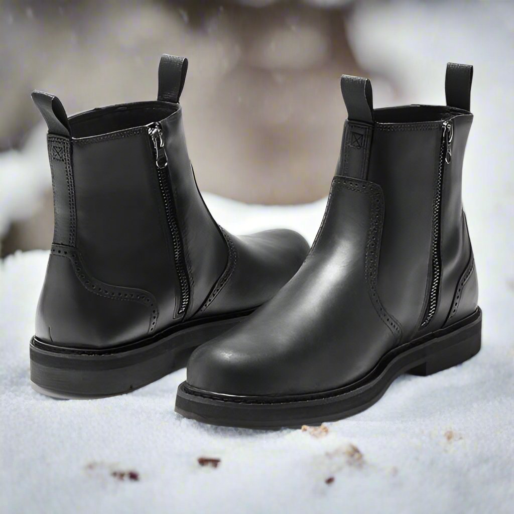 Herren Chelsea Boots – Elegante Passform – Weiches Finish – Elastische Einsätze – Gummisohle
