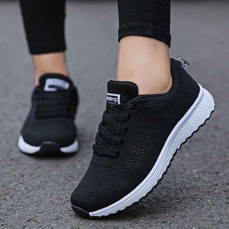 Damen Sneakers – Atmungsaktives Mesh – Leichtgewicht – Sportlich Bequem
