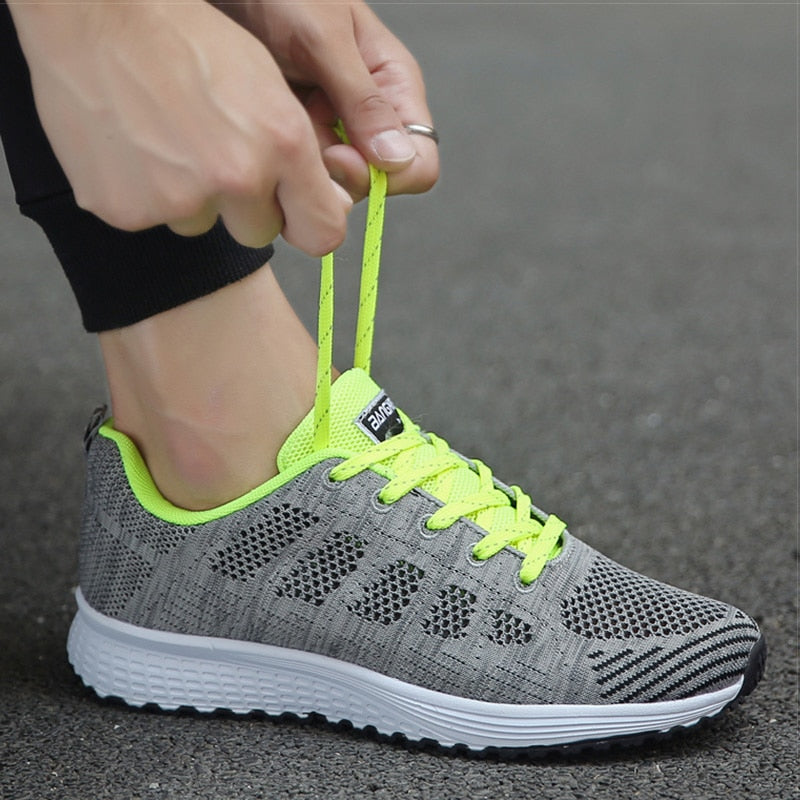 Damen Sneakers – Atmungsaktives Mesh – Leichtgewicht – Sportlich Bequem