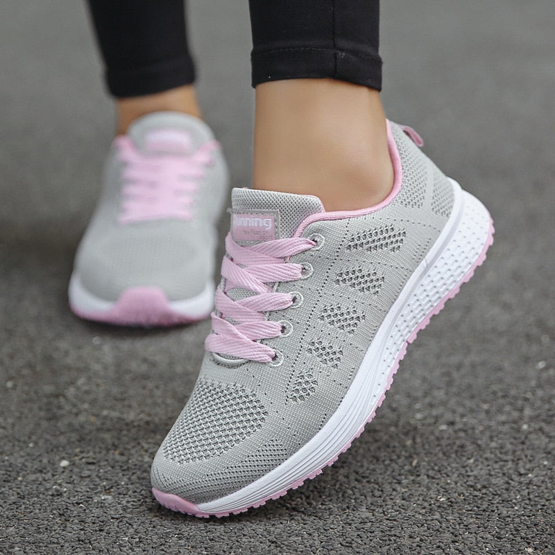 Damen Sneakers – Atmungsaktives Mesh – Leichtgewicht – Sportlich Bequem