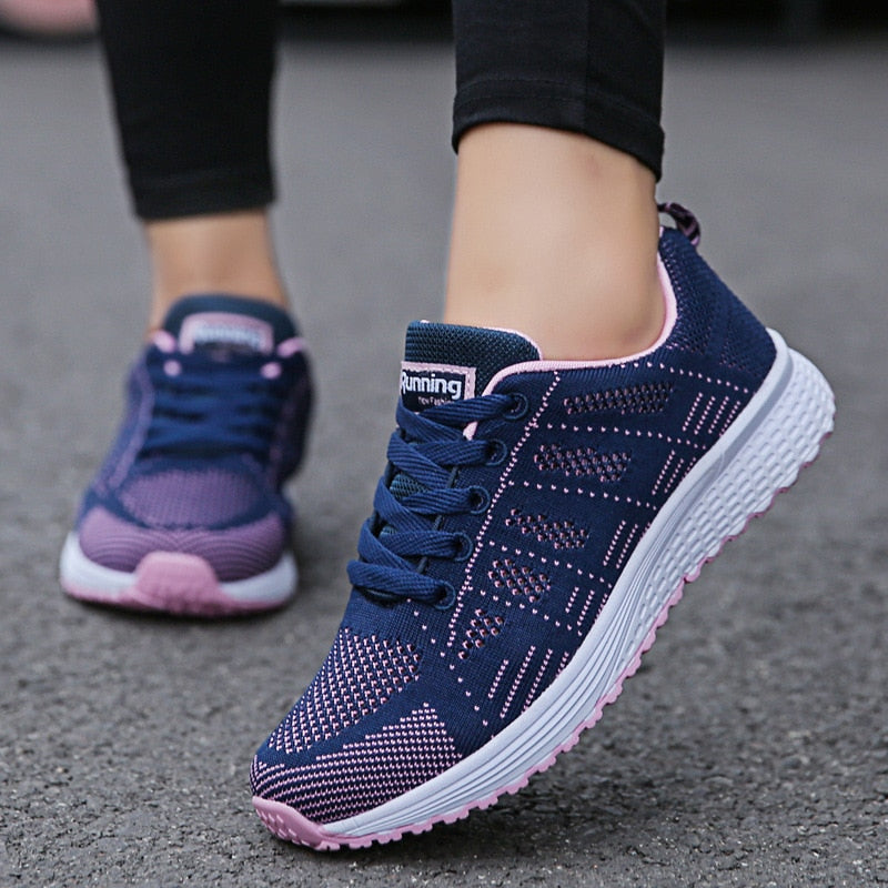 Damen Sneakers – Atmungsaktives Mesh – Leichtgewicht – Sportlich Bequem