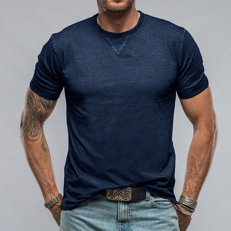 Herren T-Shirt – Relaxed Fit – Baumwollmix – Rundhals – Kurzarm Casual Look