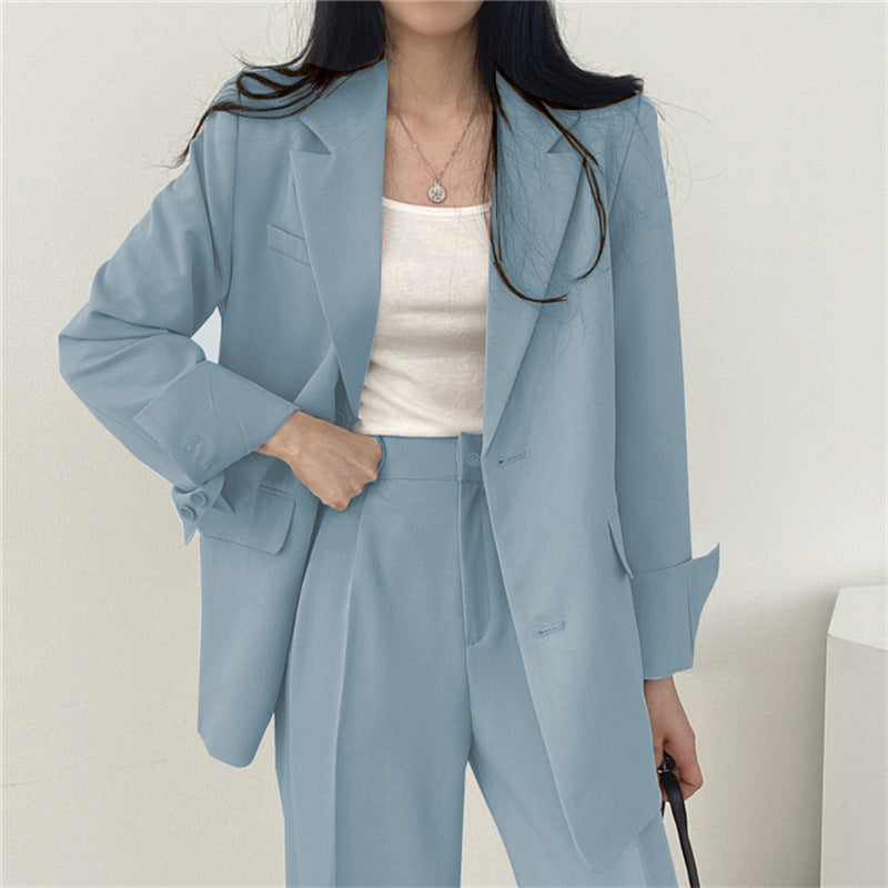 Damen Blazer – Taillierter Schnitt – Klassischer Revers – Einreihig – Hüftlang