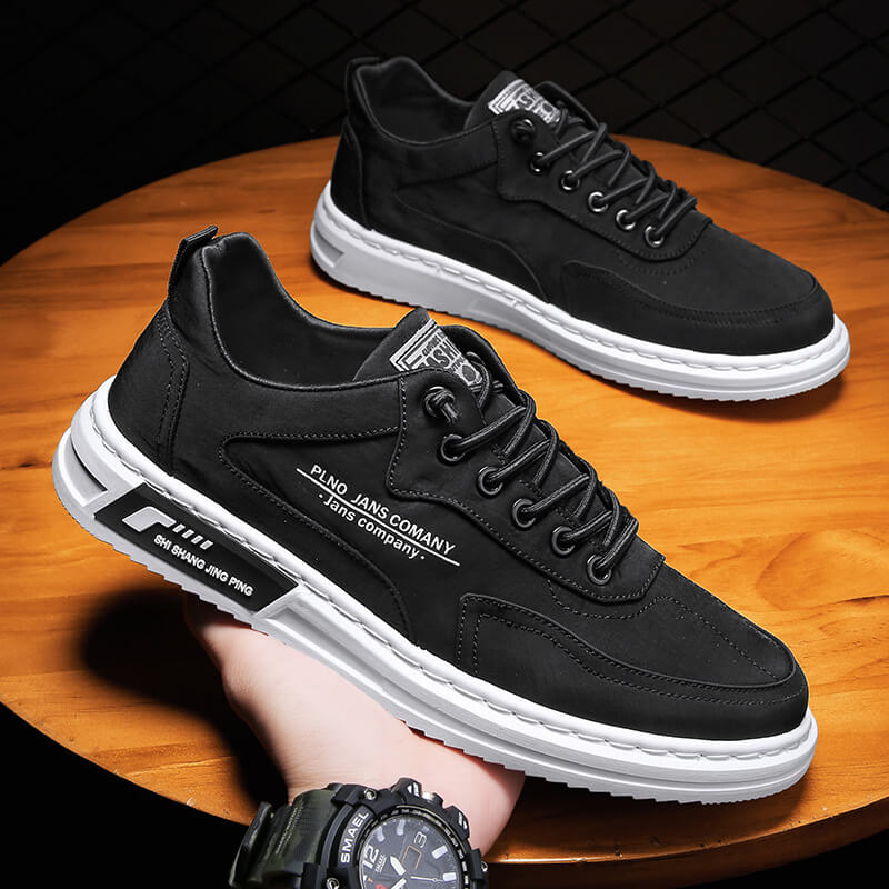 Herren Sneaker – Orthopädische Sohle – Gepolstert – Knöchelhoch – Schnürverschluss