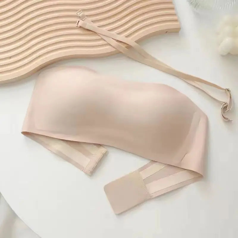 Damen Bandeau BH – Nahtloser Sitz – Atmungsaktive Stretchqualität – Bügellos
