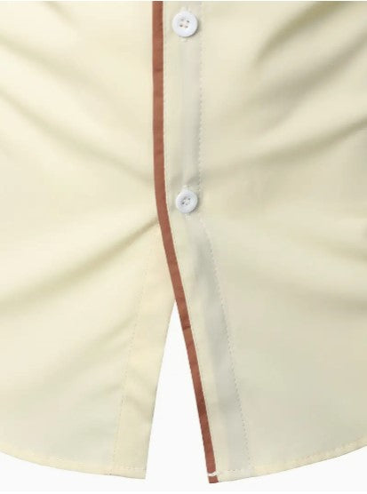 Herren Freizeithemd – Slim Fit – Atmungsaktive Naturfasern – Langarm Knopfverschluss