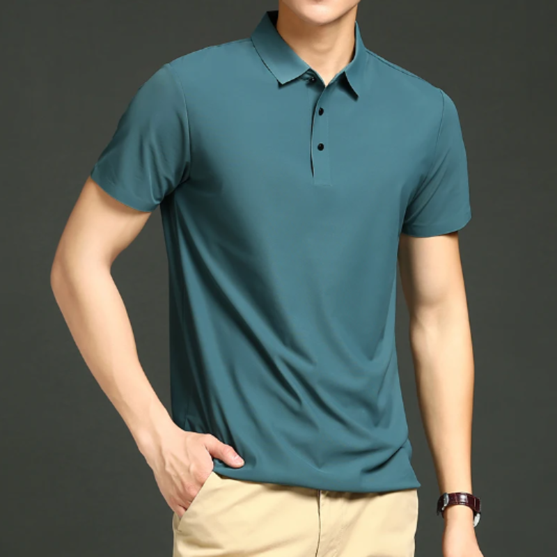 Herren Poloshirt – Slim Fit – Kurzarm – Atmungsaktiver Luxusstoff