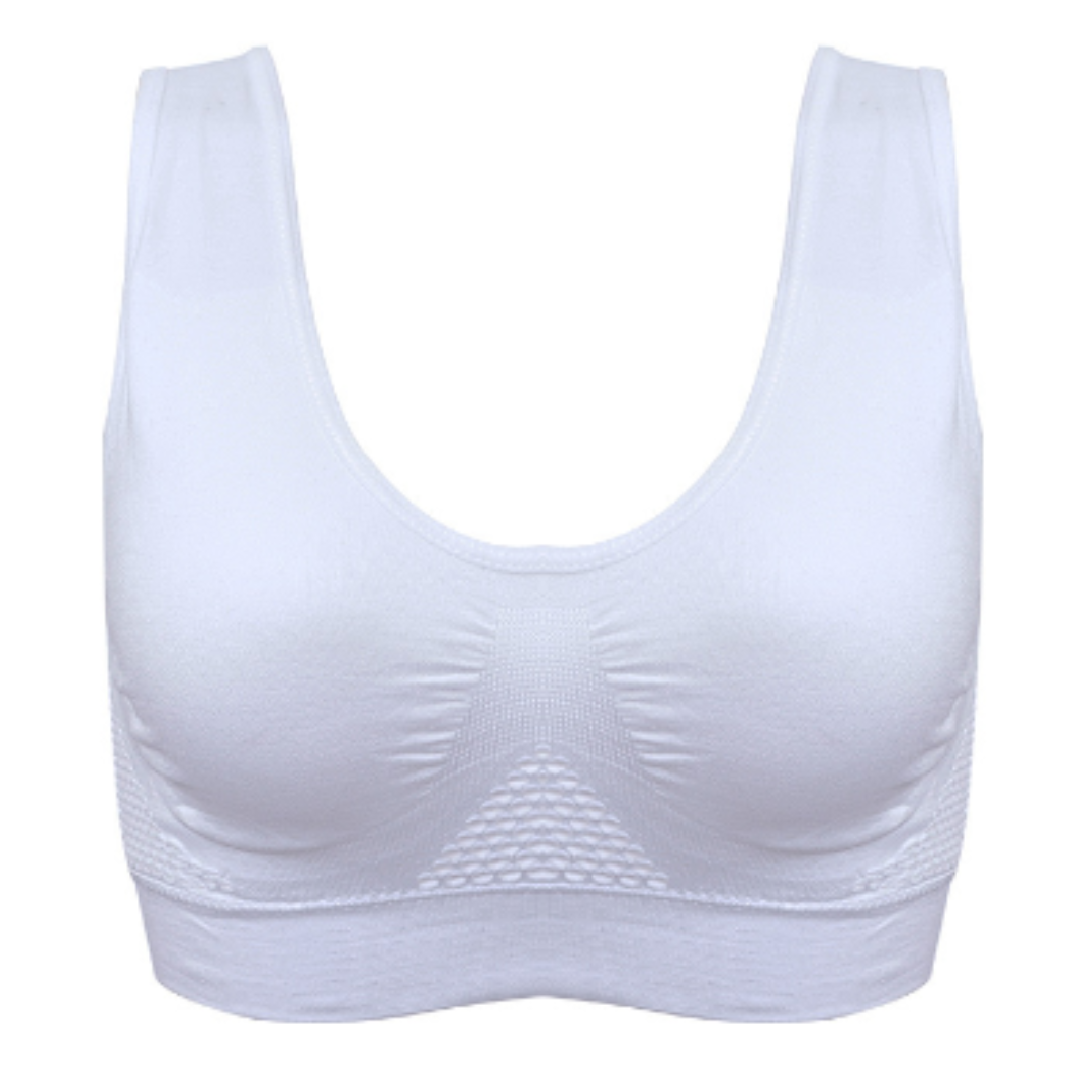Damen BH – Drahtlos – Nahtloser Sitz – Atmungsaktives Material – Voll bedeckend