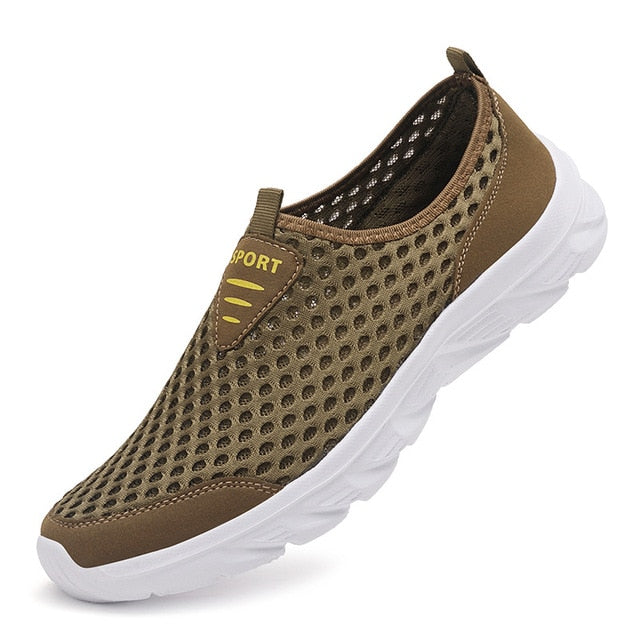 Herren Slip-On Sneaker – Atmungsaktiv – Flexibler Sitz – Leichtes Casual Design