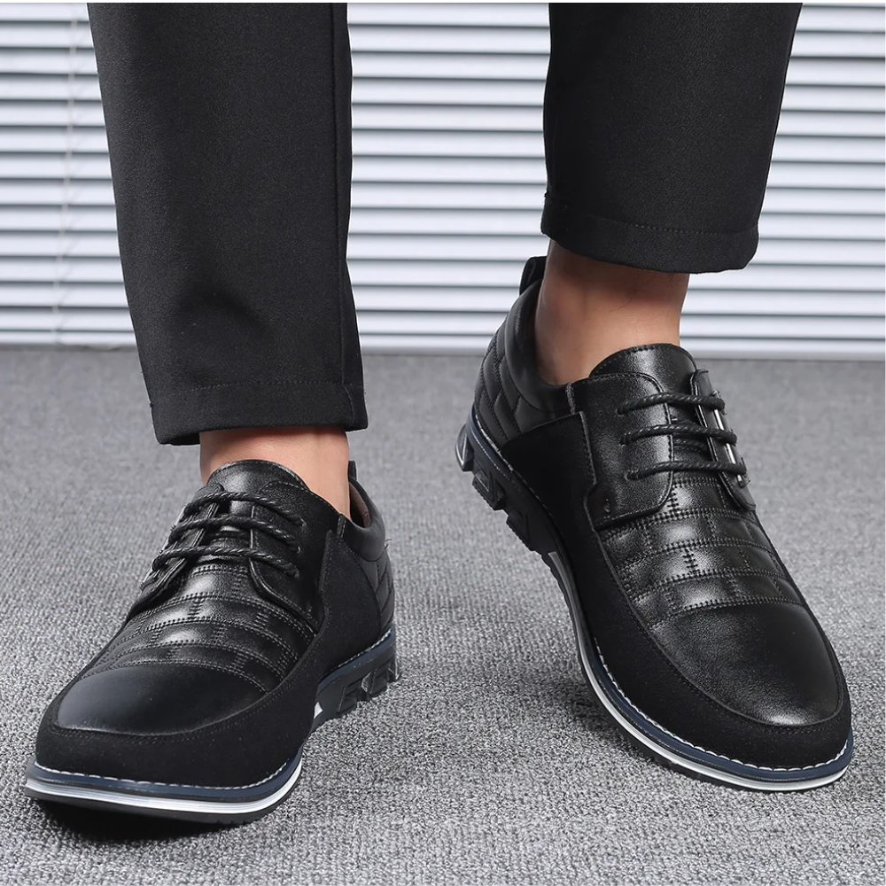 Herren Business Schuhe – Formale Passform – Quilted Design – Texturierte Einsätze