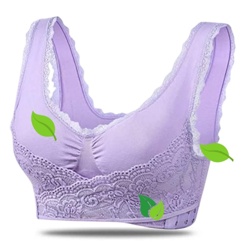 Damen BH – Vollschale – Stützfunktion – Atmungsaktives Stretchmaterial – Spitzendetail