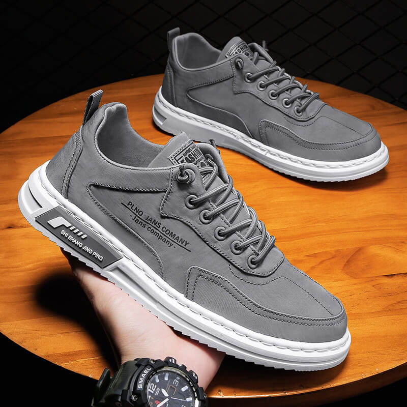 Herren Sneaker – Orthopädische Sohle – Gepolstert – Knöchelhoch – Schnürverschluss