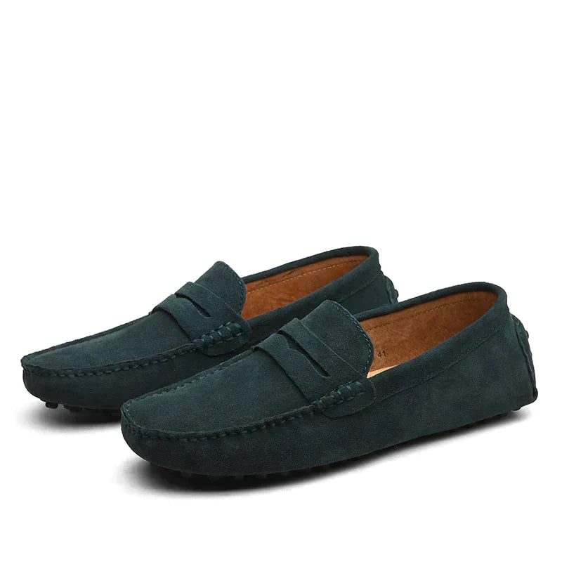 Herren Loafer – Wildlederoptik – Penny Strap – Bequemer Slip-on – Casual Look