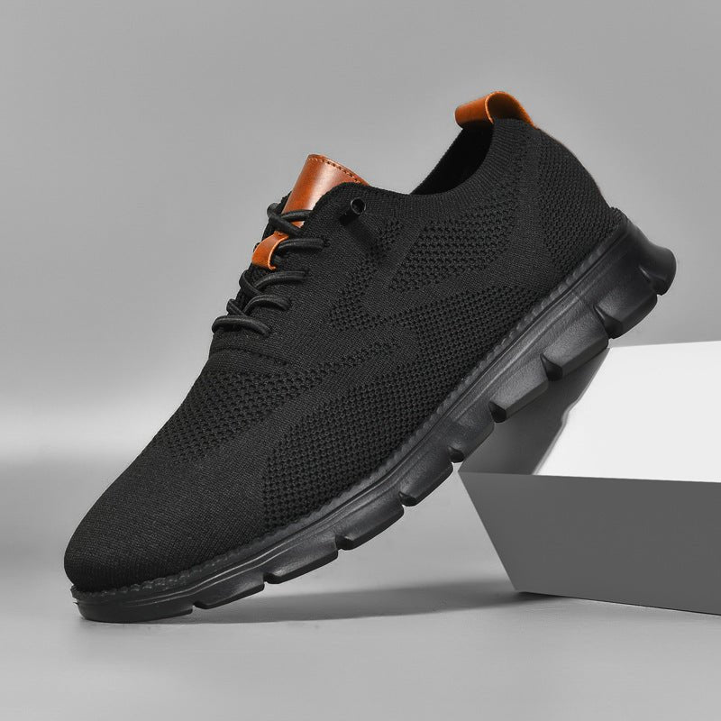 Herren Sneaker – Weiches Strickmaterial – Atmungsaktiv – Flexibler Laufsohle