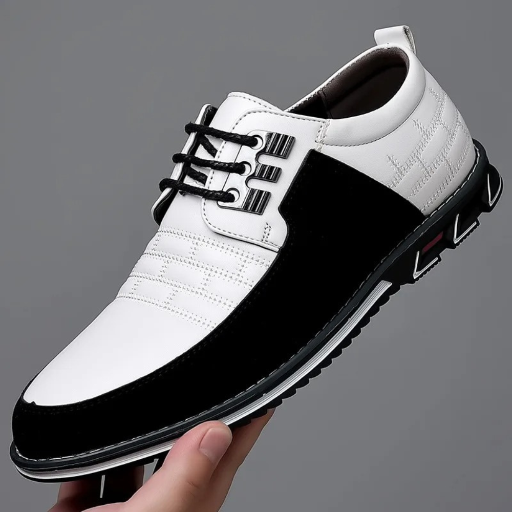 Herren Business Schuhe – Formale Passform – Quilted Design – Texturierte Einsätze
