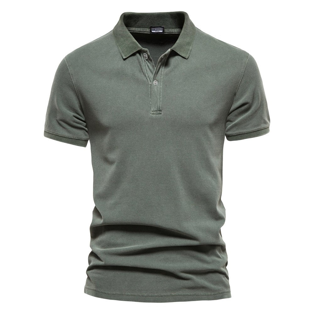 Herren Poloshirt – Standard Fit – Kurzarm – Weiches Strickmaterial – Freizeitlook