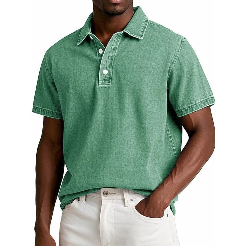Herren Poloshirt – Baumwollmix – Relaxed Fit – Kurzarm Klassischer Freizeitstil
