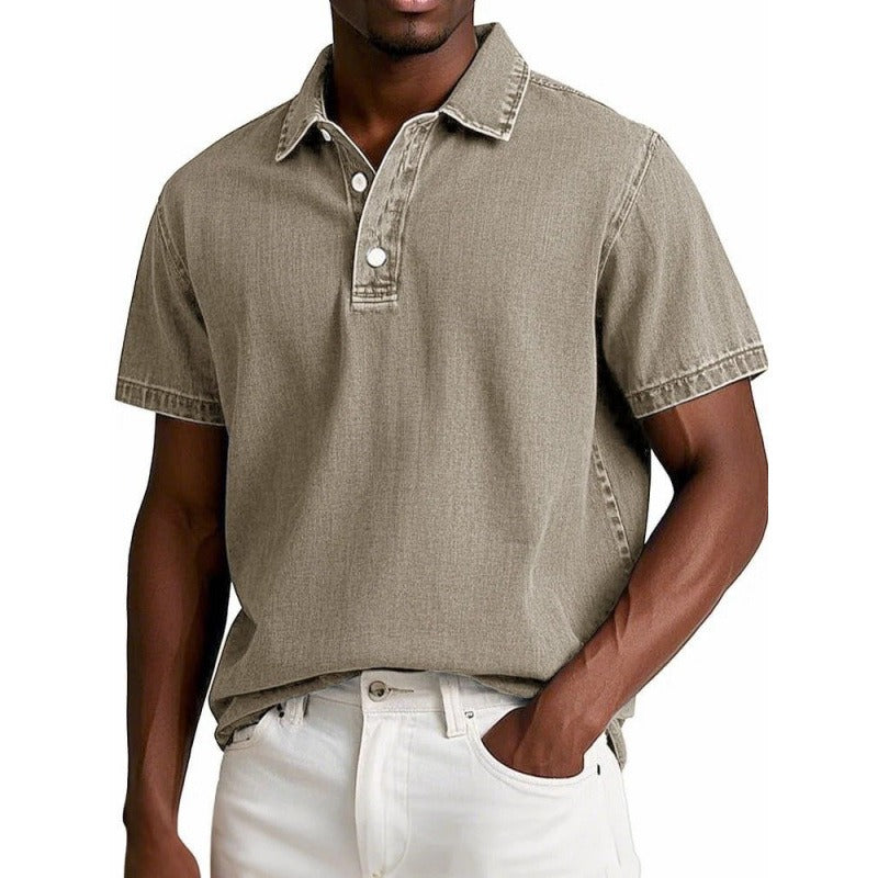 Herren Poloshirt – Baumwollmix – Relaxed Fit – Kurzarm Klassischer Freizeitstil