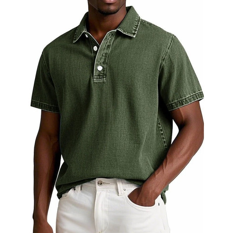 Herren Poloshirt – Baumwollmix – Relaxed Fit – Kurzarm Klassischer Freizeitstil