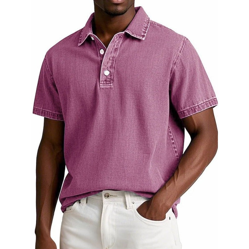 Herren Poloshirt – Baumwollmix – Relaxed Fit – Kurzarm Klassischer Freizeitstil