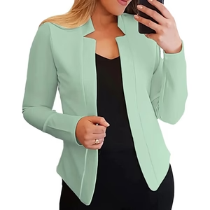 Damen Blazer – Slim Fit – Strukturierter Schnitt – Offenes Design – Lange Ärmel