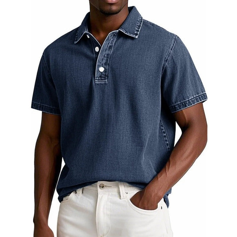 Herren Poloshirt – Baumwollmix – Relaxed Fit – Kurzarm Klassischer Freizeitstil