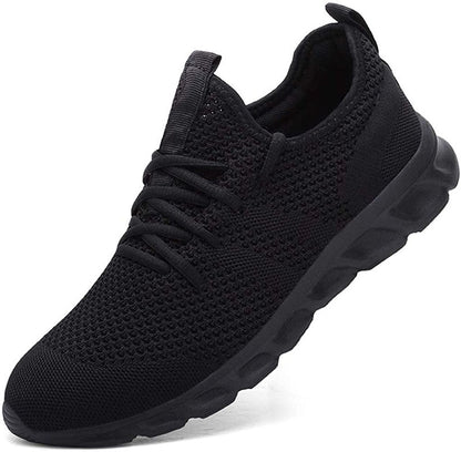 Damen Sneaker – Soft Knit – Atmungsaktiv – Gepolsterte Sohle – Low-Top Passform