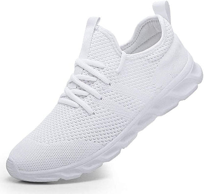 Damen Sneaker – Soft Knit – Atmungsaktiv – Gepolsterte Sohle – Low-Top Passform
