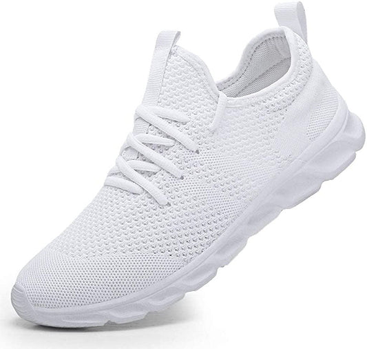 Damen Sneaker – Soft Knit – Atmungsaktiv – Gepolsterte Sohle – Low-Top Passform