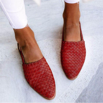 Damen Ballerinas – Woven Design – Pointed Toe – Atmungsaktiv und Flexibel