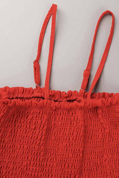 Damen Jumpsuit – Lockerer Schnitt – Spaghettiträger – Atmungsaktive Qualität