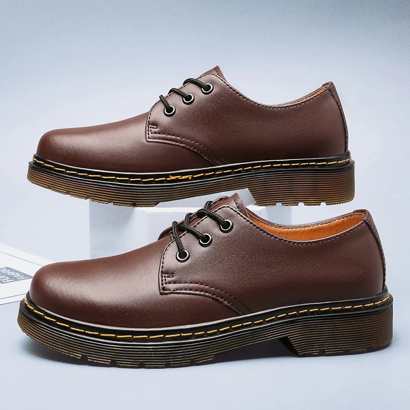 Herren Oxford Schuhe – Klassische Passform – Glattes Finish – Elegantes Schnürdesign