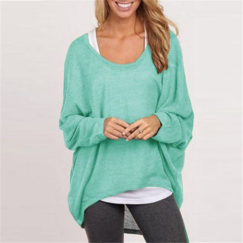 Damen Strickpullover – Oversized Passform – Tunika Länge – Langarm Bequemer Style