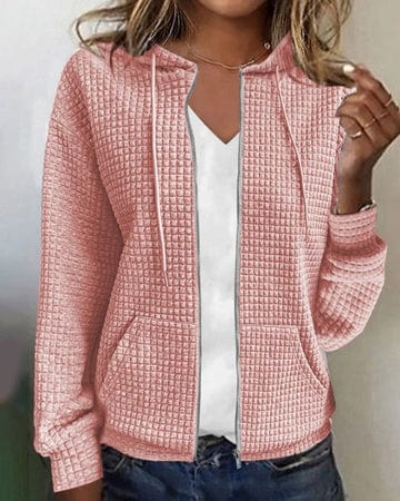 Damen Kapuzenjacke – Gestepptes Design – Relaxed Fit – Weich und Bequem