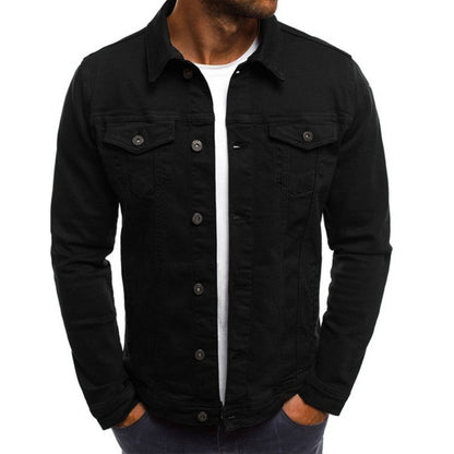Herren Jeansjacke – Regular Fit – Knopfleiste – Brusttaschen – Atmungsaktiv