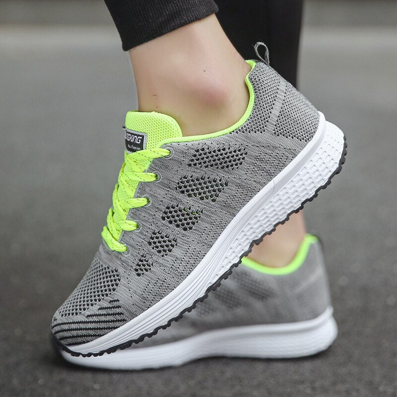 Damen Sneakers – Atmungsaktives Mesh – Leichtgewicht – Sportlich Bequem